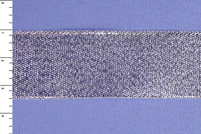 Лента парча MR-25, 25мм (33 м)  серебро - купить в Тюмени. Цена: 403.62 руб.