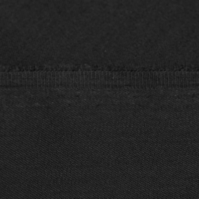 Костюмная ткань с вискозой "Рошель", 250 гр/м2, шир.150см, цвет чёрный - купить в Тюмени. Цена 438.12 руб.