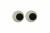 Глазки для игрушек, круглые, с бегающими зрачками, 15 мм/упак.50+/-2 шт, цв. -черно-белые - купить в Тюмени. Цена: 46.92 руб.