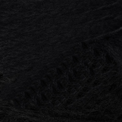 Пряжа "Астория", 35% шерсть, 65% хлопок, 50гр, 180м, цв.003-черный - купить в Тюмени. Цена: 76.69 руб.