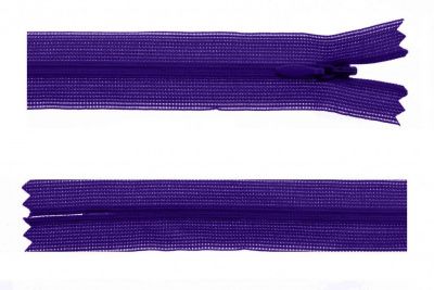 Молния потайная Т3 866, 50 см, капрон, цвет фиолетовый - купить в Тюмени. Цена: 8.62 руб.