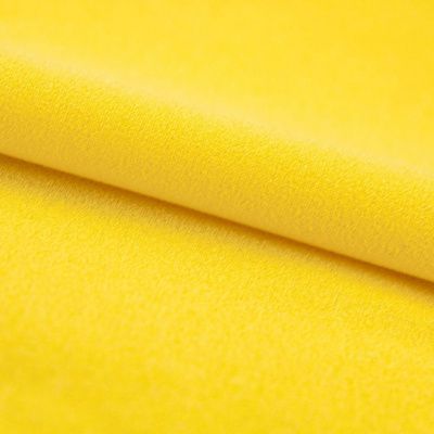 Креп стрейч Амузен 12-0752, 85 гр/м2, шир.150см, цвет жёлтый - купить в Тюмени. Цена 194.07 руб.