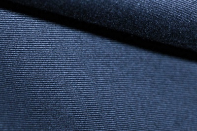 Ткань костюмная 8874/3, цвет темно-синий, 100% полиэфир - купить в Тюмени. Цена 433.60 руб.