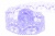 Тесьма кружевная 0621-2063, шир. 40 мм/уп. 20+/-1 м, цвет 107-фиолет - купить в Тюмени. Цена: 933.93 руб.