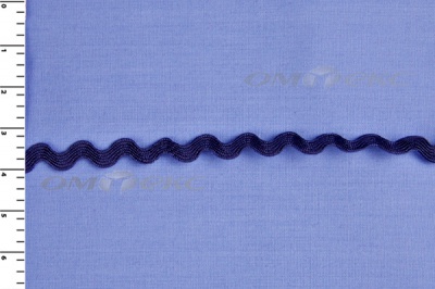 Тесьма плетеная "Вьюнчик"/т.синий - купить в Тюмени. Цена: 48.03 руб.
