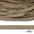 Шнур плетеный d-8 мм плоский, 70% хлопок 30% полиэстер, уп.85+/-1 м, цв.1022-бежевый - купить в Тюмени. Цена: 735 руб.