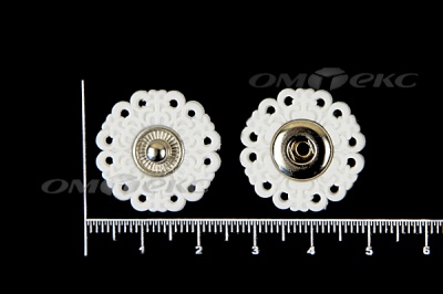 Кнопки пришивные №6 S20мм пластиковые белые - купить в Тюмени. Цена: 9.88 руб.