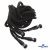 Шнурки #106-04, круглые 130 см, декор.наконечник, цв.чёрный - купить в Тюмени. Цена: 31.89 руб.