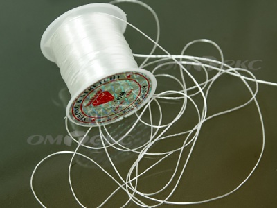 Резинка для бисера DN-0,6 мм, (уп.18м) - купить в Тюмени. Цена: 60.28 руб.