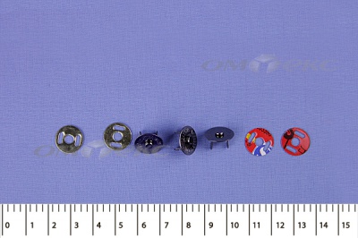 Кнопка магнитная,13 мм , никель - купить в Тюмени. Цена: 61.32 руб.