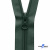 Спиральная молния Т5 890, 80 см, автомат, цвет т.зелёный - купить в Тюмени. Цена: 16.61 руб.