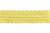 Тесьма кружевная 0621-1212А, шир. 45 мм/уп. 20+/-1 м, цвет 017-жёлтый - купить в Тюмени. Цена: 1 033.32 руб.