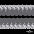 Кружево на сетке LY3397, шир.85 мм, (уп. 13,7 м ), цв.01-белый - купить в Тюмени. Цена: 680.08 руб.