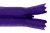Молния потайная Т3 866, 20 см, капрон, цвет фиолетовый - купить в Тюмени. Цена: 5.27 руб.