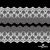 Кружево на сетке LY1984, шир.110 мм, (уп. 13,7 м ), цв.01-белый - купить в Тюмени. Цена: 877.53 руб.