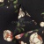 Плательная ткань "Фламенко" 3.1, 80 гр/м2, шир.150 см, принт растительный - купить в Тюмени. Цена 239.03 руб.