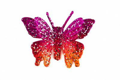 Бабочка декоративная пластиковая #10 - купить в Тюмени. Цена: 7.09 руб.