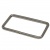 Рамка металлическая прямоугольная, 40 х 15 мм- тём.никель - купить в Тюмени. Цена: 4.60 руб.