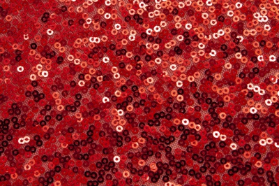 Сетка с пайетками №18, 188 гр/м2, шир.130см, цвет красный - купить в Тюмени. Цена 371 руб.