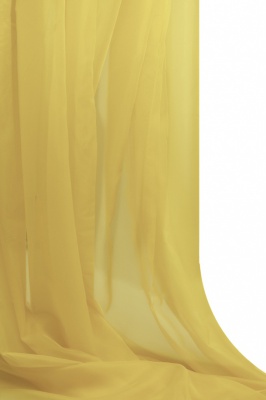 Портьерный капрон 12-0826, 47 гр/м2, шир.300см, цвет св.жёлтый - купить в Тюмени. Цена 137.27 руб.