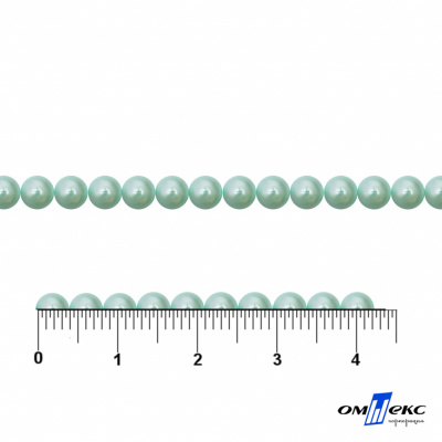 0404-5146G-Полубусины пластиковые круглые "ОмТекс", 4 мм, (уп.50гр=2500+/-10шт), цв.086-бл.бирюза - купить в Тюмени. Цена: 63.50 руб.