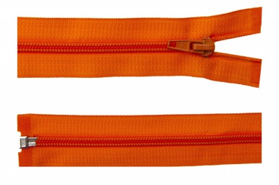 Спиральная молния Т5 849, 65 см, автомат, цвет оранжевый - купить в Тюмени. Цена: 14.68 руб.