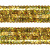 Тесьма с пайетками D16, шир. 20 мм/уп. 25+/-1 м, цвет золото - купить в Тюмени. Цена: 778.19 руб.