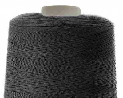 Швейные нитки (армированные) 28S/2, нам. 2 500 м, цвет чёрный - купить в Тюмени. Цена: 139.91 руб.