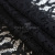 Кружевное полотно #2307, 145 гр/м2, шир.150см, цвет чёрный - купить в Тюмени. Цена 449.07 руб.