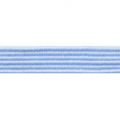 Резиновые нити с текстильным покрытием, шир. 6 мм ( упак.30 м/уп), цв.- 108-голубой - купить в Тюмени. Цена: 155.22 руб.