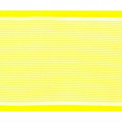 Лента капроновая, шир. 80 мм/уп. 25 м, цвет жёлтый - купить в Тюмени. Цена: 19.77 руб.